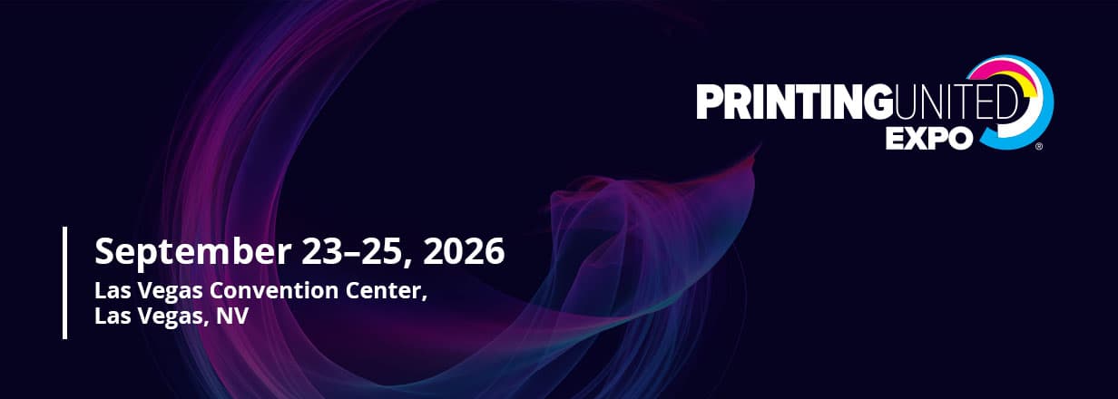 PRINTING United Expo 2026, September 23–25, Las Vegas Convention Center